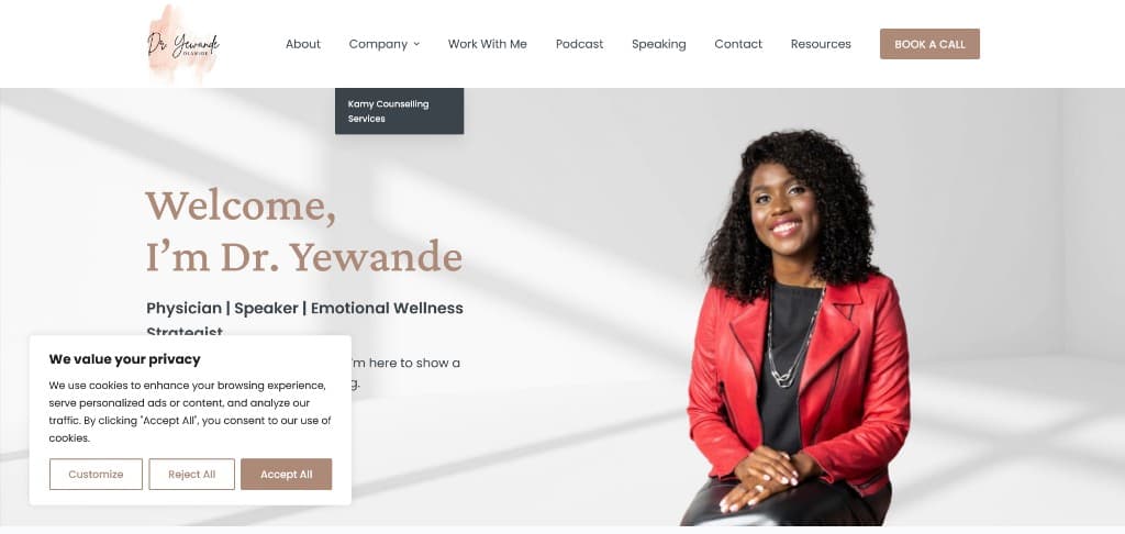 Dr. Yewande Olabide — Personal Brand